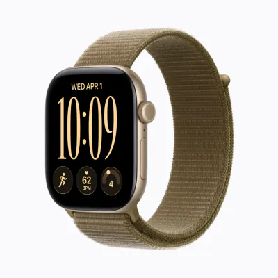 Apple Watch Series 12 in Light Gold Aluminium